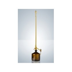 Automatic burette Pellet 25:0,05 ml amber lateral glass