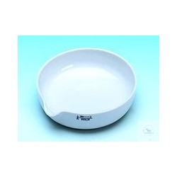 Evaporating basin 45 ml Ø 80 mm pout glazed shallow form height