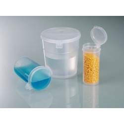 Sample container PP 300 ml aseptic graduated