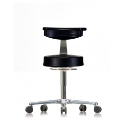 Stool with castors WS3920 GMP Classic seat with Soft-PU 510-660