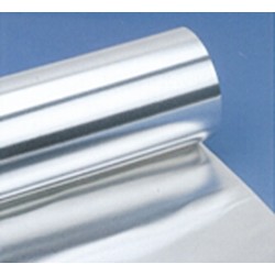 Folia aluminiowa szerokość 450 mm długość 150 m grubość 0,015 mm