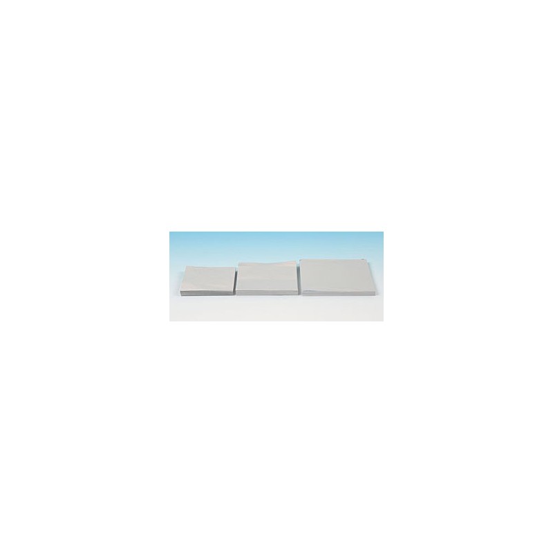 Alu sheets foil gauge 0,03 mm width/length 100/100 mm pack 1000