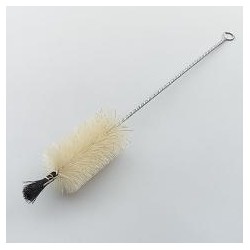 Flasks brushes natural bristles total / brush length 390/85 mm