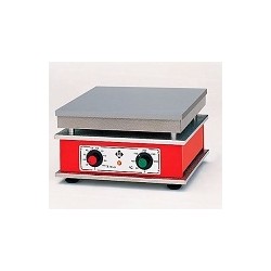 Hot plate therm. Regulated variably adjustable heat-output