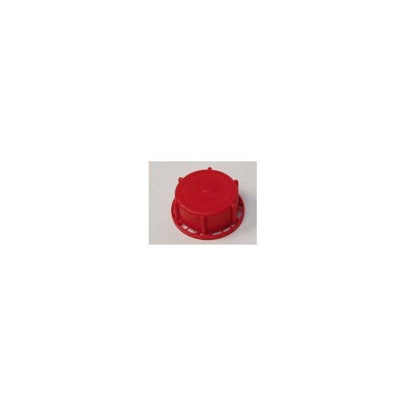 Screw closure PE-HD tamper evident ring red for jerrycan 5/10 L