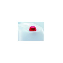 Screw closure PE-HD tamper evident ring red for jerrycan