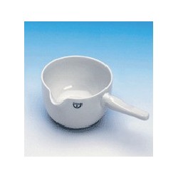 Skillet with porcelain handle 220 ml glased Ø 100 mm height 56