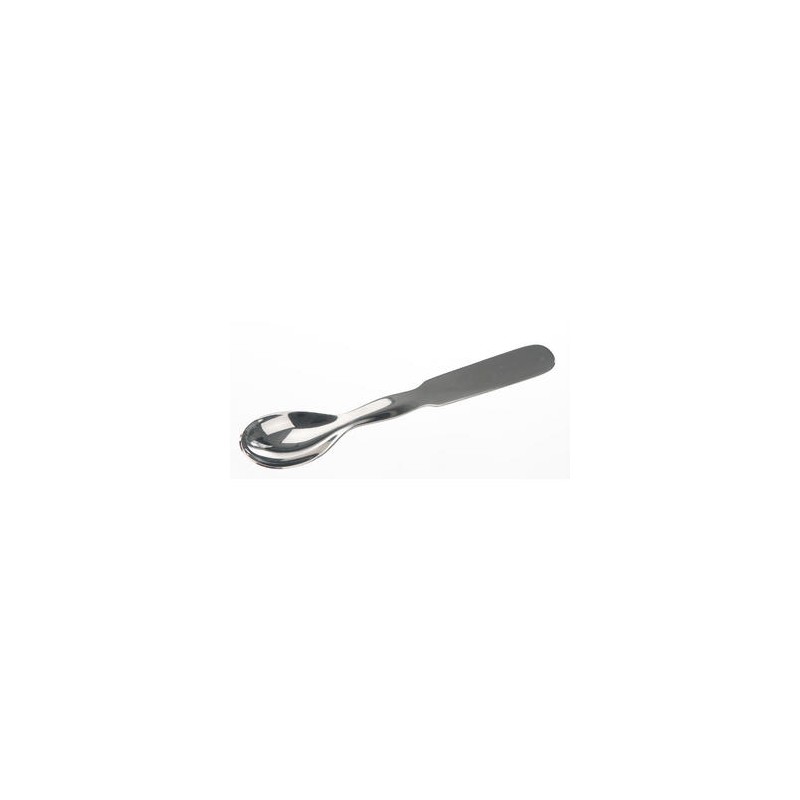Laboratory spoon 18/10 stainless length 150 mm wide ends