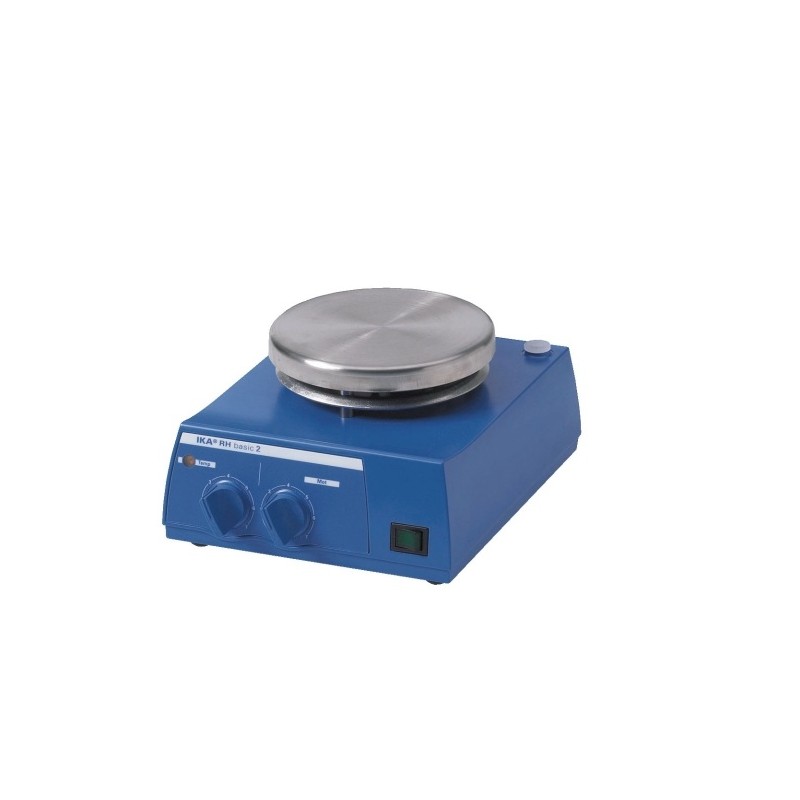 Magnetic stirre with heating RH basic 2 stainless steel heating