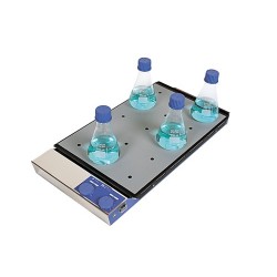 Magnetic stirrer with heating RT 15 with 15 stirring positions