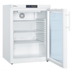 Drug refrigerator MkUv 1613 +5°C conform DIN 58345 glass door