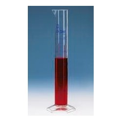 Measuring cylinder 25 ml PMP tall form class A charge