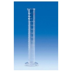 Measuring cylinder 25 ml PMP class A tall form glass-clear