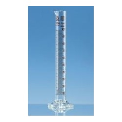 Messzylinder 100 ml Boro 3.3 hohe Form Klasse B braun graduiert