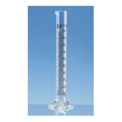 Cylinder miarowy forma wysoka klasa A certyfikat 50 ml: 1 ml
