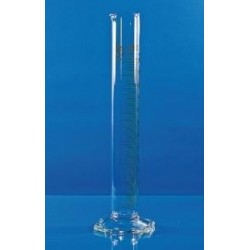 Measuring cylinder 500:5 ml class B Boro 3.3 tall form spout