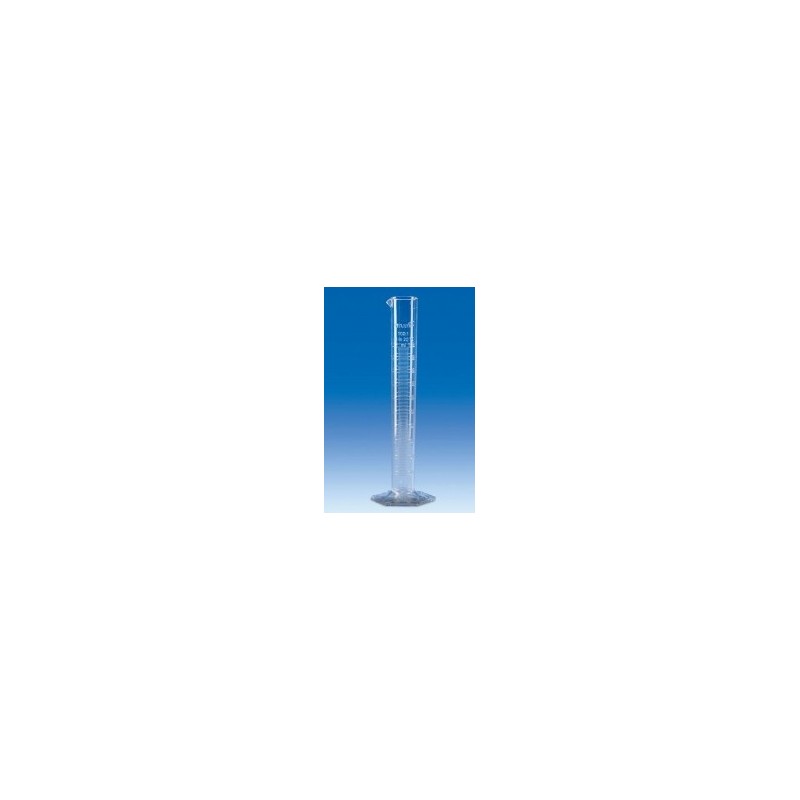 Measuring cylinder 50 ml SAN class B tall form glass-clear