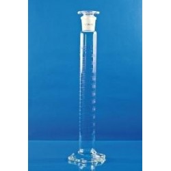 Mixing cylinder 50 ml Boro 3.3 tall form class A NS 19/26 glass