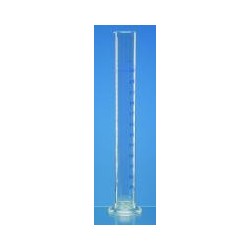 Jolting volumeter measuring cylinder 250 ml Class B blue