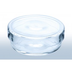 Petri dish quartz glass ØxH./mm 20x6 front cover edge honed