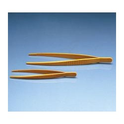 Pinceta POM żółta elastyczna tępo zakończona długość 145 mm op.