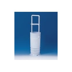 Pipette basket PE-HD with handle for pipettes up to 460 mm