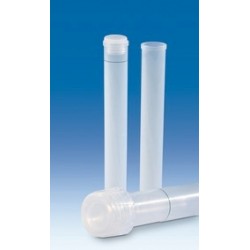 Sample vial PFA 15 ml with screw cap GL25 and ring mark
