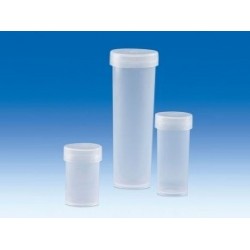 Sample container PP 18 ml with snap-on lid PE-LD pack 25 pcs.