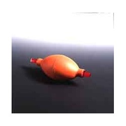 Gebläseball PVC rotbraun mit Saug-und Druckventil