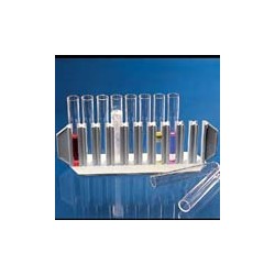 Test tube rack PE white for tubes with Ø up to 16 mm pack 4 pcs.