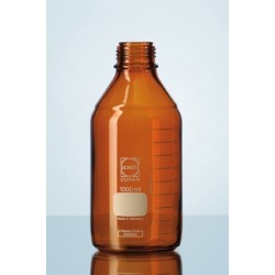 Butelka laboratoryjna 250 ml Duran oranż bez zakrętki GL45 op.