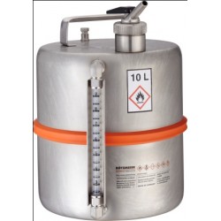 Safety barrel metering device sep. ventilation level indicator
