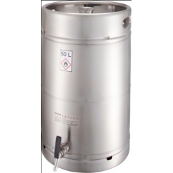 Safety barrel with tap sep. ventilation pressure control valve