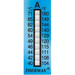 Pasek do pomiaru temperatury 10 poziomów zakres +77 do +127°C