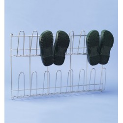 Shoe rack stainless steel wire LxWxH 800 x 480 x 110 mm