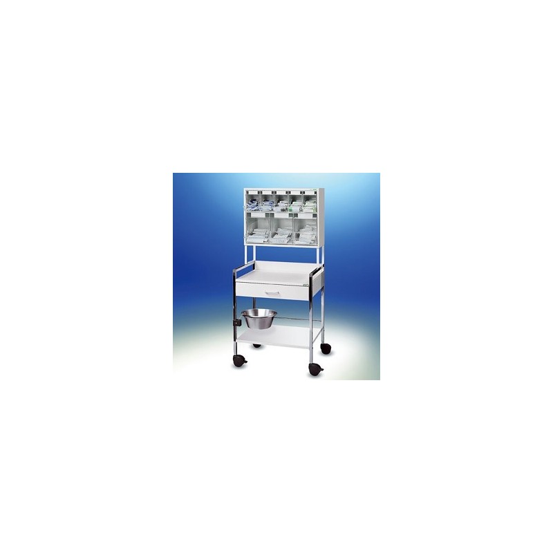 Wózek injekcyjny Variocar® 60 PicBox® multi biały