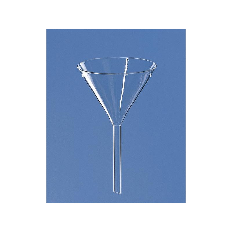 Funnel short stem Boro 3.3 glass outer-Ø 50 mm stem outer-Ø 7