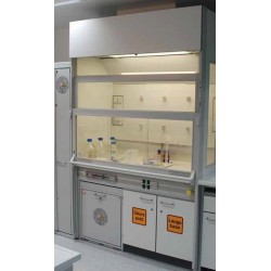 Low space fume cupboard Raster 1500 height 2405 working height