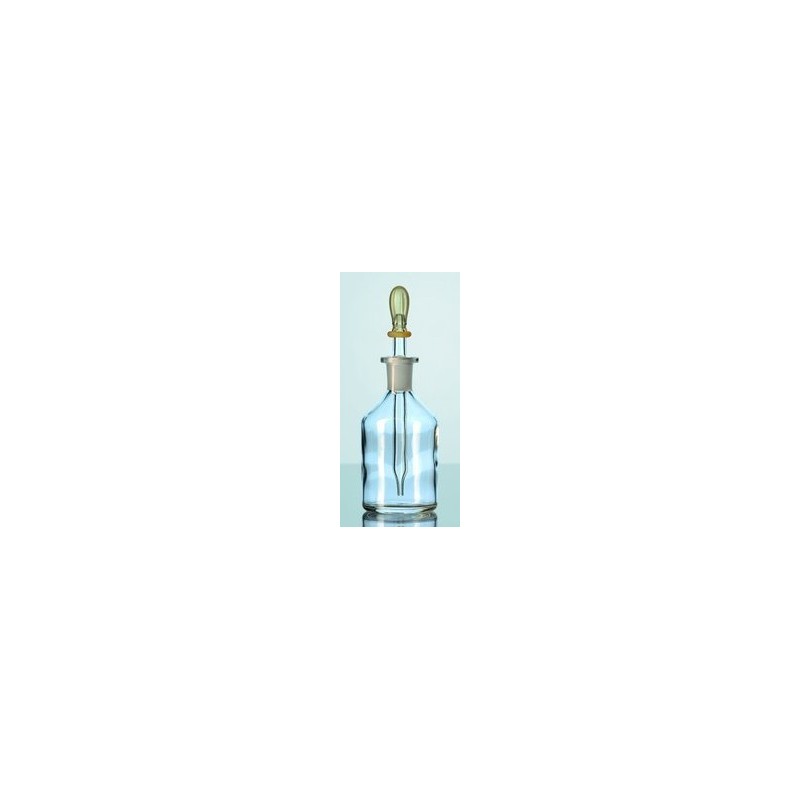 Dropping bottle 50 ml glass clear with pipette