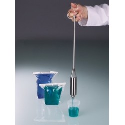 Liquid-Sampler open with thumb 50 ml total container Ø32 mm