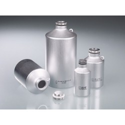 Aluminium bottle 1250 ml UN- approved with screw cap
