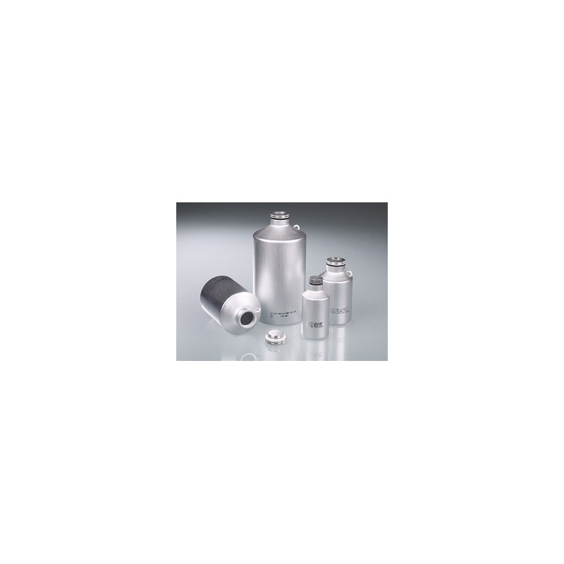 Transportflasche Aluminium 125 ml UN-Zulassung Schraubverschluss
