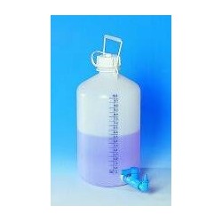 Storage bottle with threaded connector PE-HD 25 l