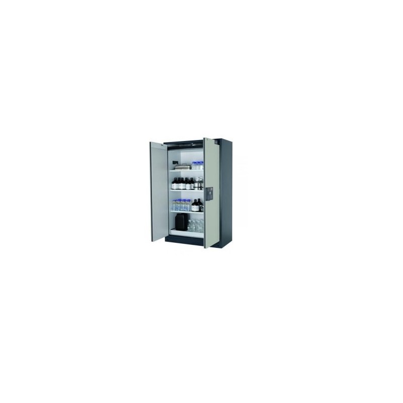 Safety storage cabinets Q90.195.120 RAL7016 doors RAL3020 WxDxH