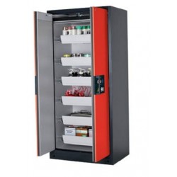 Safety storage cabinets Pegasus Q90.195.090.WDAC RAL7016 doors