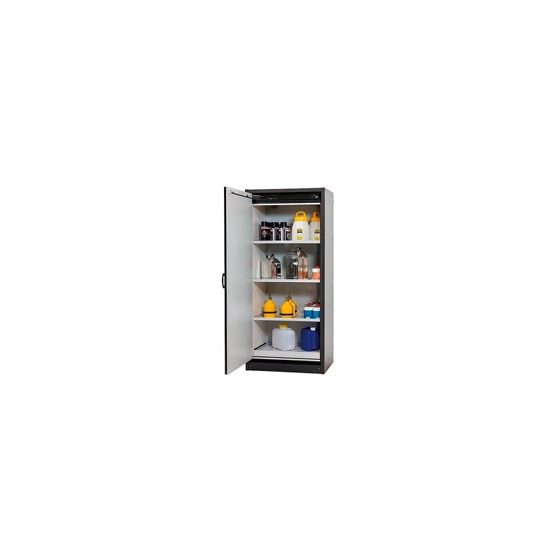 Safety storage cabinet Q30.195.086.WD RAL7016 doors RAL3020
