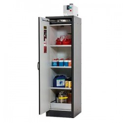 Safety storage cabinet Q30.195.056 RAL7016 door RAL3020 WxDxH