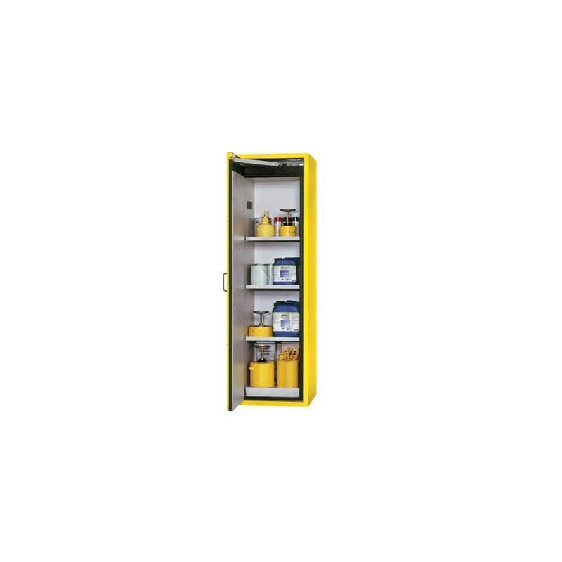 Safety storage cabinet S90.196.060.WDAS left RAL7035 WxDxH