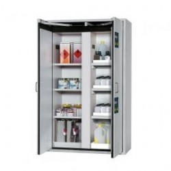 Combi safety storage cabinet K90.196.120.MV.WDAS RAL7035 WxDxH