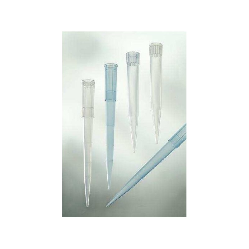 Precision universal pipet tips 100 -1000 µl graduated blue long